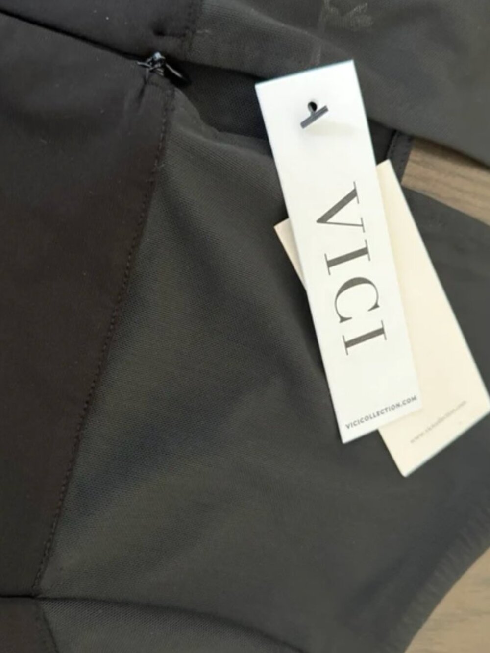 Brand New VICI Nayla Mesh Inlay Fishtail Maxi Dress - Picture 8 of 10